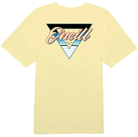Men's O'Neill Bermuda graphic tee pale yellow size large - Picture 4 of 5